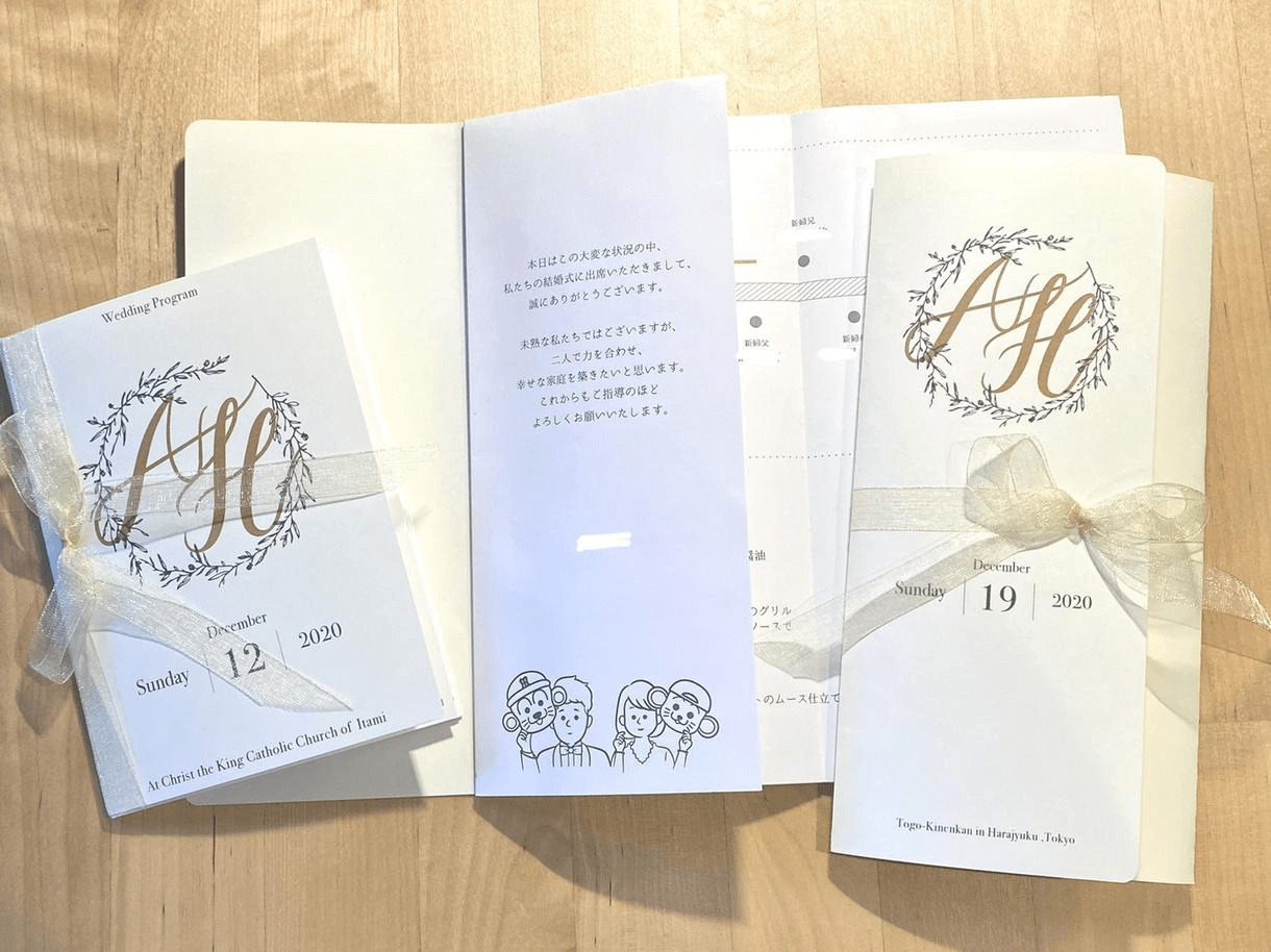 結婚式のメニュー表は手作りがおすすめ！おしゃれなデザインや作成サービスを紹介 - ココナラマガジン